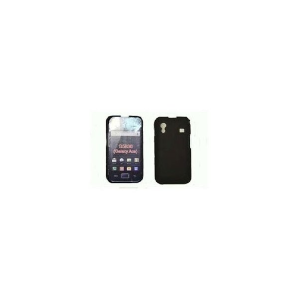 CUSTODIA RIGIDA GOMMATA per SAMSUNG S5830 Galaxy Ace COLORE NERO