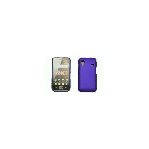 CUSTODIA RIGIDA GOMMATA per SAMSUNG S5830 Galaxy Ace COLORE VIOLA