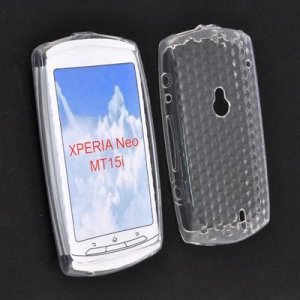 CUSTODIA GEL TPU SILICONE per SONY MT11i XPERIA NEO V, MT15i XPERIA NEO  COLORE BIANCO