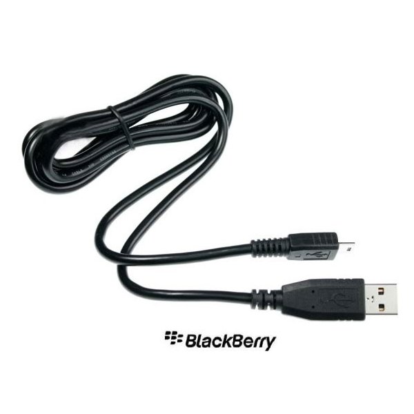 CAVO MICRO USB ORIGINALE BLACKBERRY ASY-18683-001 - LUNGHEZZA 95 CM COLORE NERO BULK