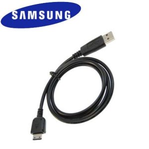 CAVO USB ORIGINALE SAMSUNG APCBS10BBECSTD per L760, I900 OMNIA - COLORE NERO BULK SEGUE COMPATIBILITA'..