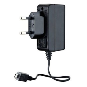 CARICATORE DA RETE 550mAh ORIGINALE SONY-ERICSSON CON CONNETTORE MICRO USB COLORE NERO EP310 BULK