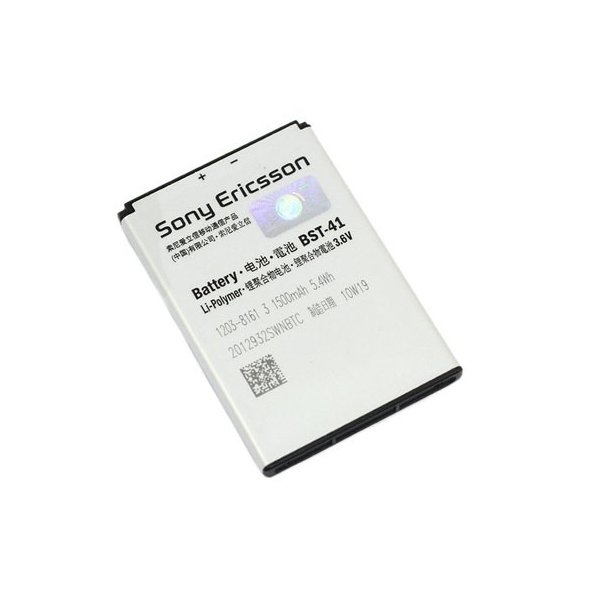 BATTERIA ORIGINALE SONY-ERICSSON BST-41 per XPERIA X1, X2, X10, XPERIA PLAY 1500mAh LI-ION BULK