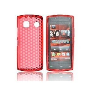 CUSTODIA GEL TPU SILICONE NOKIA 500 COLORE ROSSO