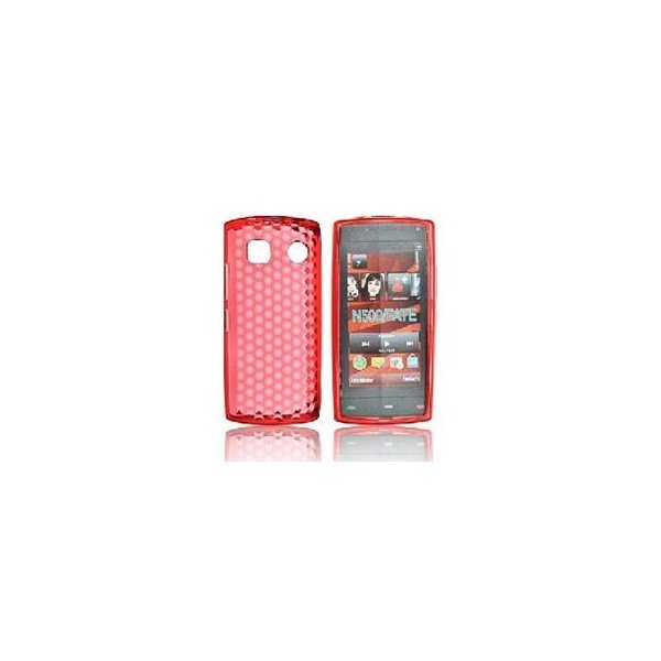 CUSTODIA GEL TPU SILICONE NOKIA 500 COLORE ROSSO