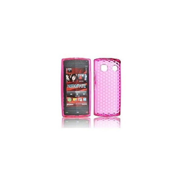 CUSTODIA GEL TPU SILICONE NOKIA 500 COLORE ROSA