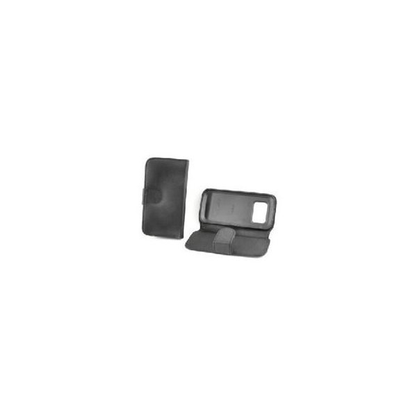 CUSTODIA FLIP ORIZZONTALE PELLE per NOKIA N97 COLORE NERO