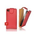 CUSTODIA VERTICALE FLIP PELLE NOKIA 500 COLORE ROSSO