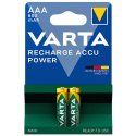 BATTERIE MINISTILO RICARICABILI AAA 800mAh 1,2V HR03 PRECARICATE (READY TO USE) CONFEZIONE DA 2PZ VARTA 56703 BLISTER