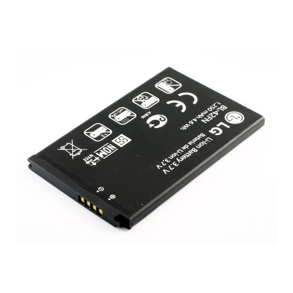 BATTERIA ORIGINALE LG BL-42FN per OPTIMUS ME P350, LU6200 1250mAh LI-ION BULK SEGUE COMPATIBILITA'..