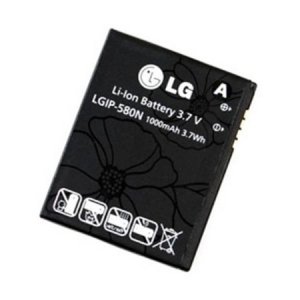 BATTERIA ORIGINALE LG LGIP-580N per GM730 EIGEN, GT500 PUCCINI 1000mAh LI-ION BULK SEGUE COMPATIBILITA'..