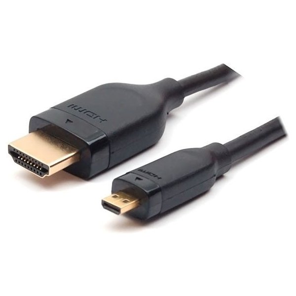 CAVO ORIGINALE SONY-ERICSSON HDMI MASCHIO / MICRO HDMI MASCHIO per SONY XPERIA X10, XPERIA X12 ARC LUNGHEZZA CAVO 0,8 Mt. BULK