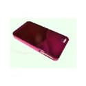 CUSTODIA per APPLE IPHONE 4, IPHONE 4S - BACK RIGIDA CROMATA COLORE ROSA