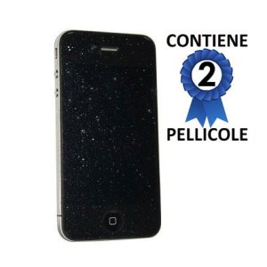 CUSTODIA per APPLE IPHONE 4, IPHONE 4S - BACK RIGIDA TRASPARENTE FANTASIA FARFALLE