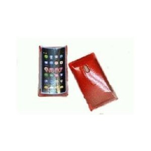 CUSTODIA RIGIDA per NOKIA 800 LUMIA COLORE ROSSO con GOCCE