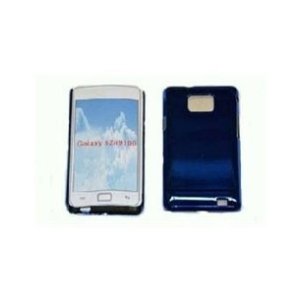 CUSTODIA RIGIDA CROMATA per SAMSUNG I9100 GALAXY S II, I9105 GALAXY S II PLUS COLORE BLU