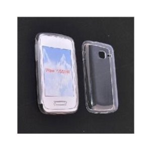 CUSTODIA GEL TPU SILICONE per SAMSUNG S5380 WAVE Y, WAVE 538 COLORE BIANCO