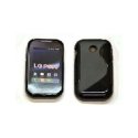 CUSTODIA GEL TPU SILICONE DOUBLE per LG P698 COLORE NERO