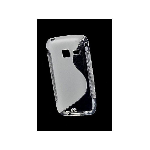 CUSTODIA GEL TPU SILICONE DOUBLE per SAMSUNG S6102 Galaxy Y Duos COLORE BIANCO