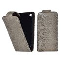 CUSTODIA VERTICALE FLIP SIMILPELLE per APPLE IPHONE 4, 4s FANTASIA SNAKE