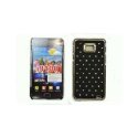 CUSTODIA RIGIDA CON BRILLANTINI per SAMSUNG I9100 Galaxy S II, I9105 Galaxy S II Plus COLORE NERO