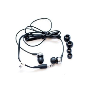 AURICOLARE STEREO con CONNETTORE JACK 3,5mm - GOMMINI COLORE NERO ORIGINALE NOKIA HS-83 BULK