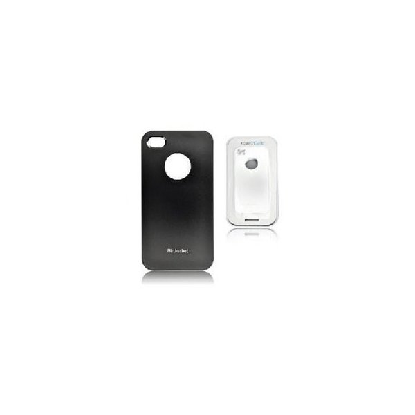 CUSTODIA per APPLE IPHONE 4, IPHONE 4S - BACK RIGIDA METAL COLORE NERO