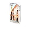 CUSTODIA per APPLE IPHONE 4, IPHONE 4S - BACK RIGIDA FANTASIA ROMA 02 CON COLOSSEO