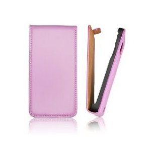 CUSTODIA VERTICALE SLIM FLIP PELLE per SAMSUNG I9100 GALAXY S II, I9105 GALAXY S II PLUS COLORE VIOLA