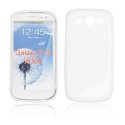 CUSTODIA GEL TPU SILICONE DOUBLE per SAMSUNG I9300 Galaxy S3, I9300i Galaxy S3 Neo COLORE BIANCO