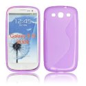 CUSTODIA GEL TPU SILICONE DOUBLE per SAMSUNG i9300 Galaxy S3, I9300i Galaxy S3 Neo COLORE VIOLA