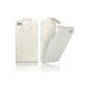 CUSTODIA VERTICALE FLIP PELLE CROCO per SAMSUNG I9300 GALAXY S3, I9305 GALAXY S3 LTE 4G EFFETTO COCCODRILLO COLORE BIANCO