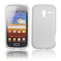 CUSTODIA GEL TPU SILICONE DOUBLE per SAMSUNG I8160 Galaxy Ace 2 COLORE BIANCO