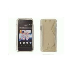 CUSTODIA GEL TPU SILICONE DOUBLE per SONY MT28i XPERIA SX COLORE BIANCO