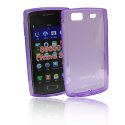 CUSTODIA GEL TPU SILICONE DOUBLE per SAMSUNG S8600 WAVE 3 COLORE VIOLA