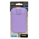 CUSTODIA SACCHETTO IN PELLE per APPLE IPHONE 3G, 3GS, 4, 4S COLORE VIOLA SERIE WEMBLEY MARCHIO ACQUA