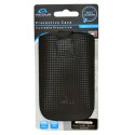 CUSTODIA SACCHETTO IN PELLE per APPLE IPHONE 3G, 3GS, 4, 4S COLORE NERO SERIE CARBON MARCHIO ACQUA