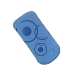 CUSTODIA A SACCHETTO IN TESSUTO per APPLE IPHONE 4, 4s E MODELLI SIMILARI FANTASIA FLEX COLORE BLU