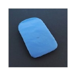 CUSTODIA SACCHETTO IN TESSUTO SCAMOSCIATO per APPLE IPHONE 2G, 3G, 3GS, 4, 4S E MODELLI SIMILARI COLORE AZZURRO