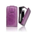 CUSTODIA VERTICALE FLIP PELLE SONY-ERICSSON X12 XPERIA ARC, LT15i ARC S, LT18i COLORE VIOLA