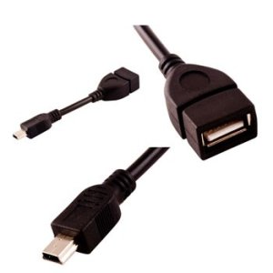 ADATTATORE MINI USB Maschio e USB Femmina