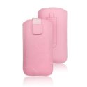 CUSTODIA A SACCHETTO IN TESSUTO per APPLE IPHONE 5, 5c, 5s COLORE ROSA FANTASIA CERCHI