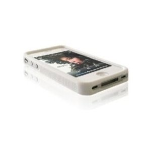 CUSTODIA GEL TPU SILICONE BUMPER per APPLE IPHONE 4, 4s COLORE BIANCO