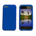 CUSTODIA GEL TPU SILICONE SATINATA per APPLE IPHONE 5, 5S COLORE BLU