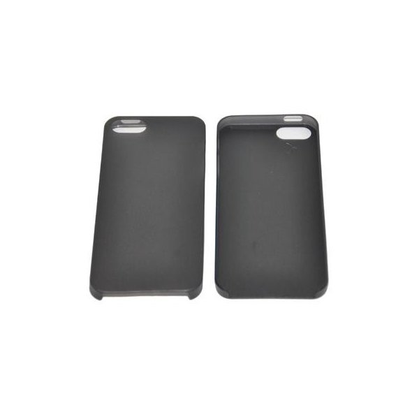 CUSTODIA per APPLE IPHONE SE, IPHONE 5S, IPHONE 5 - BACK RIGIDA SLIM COLORE NERO