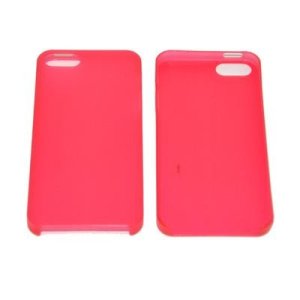 CUSTODIA per APPLE IPHONE SE, IPHONE 5S, IPHONE 5 - BACK RIGIDA SLIM COLORE ROSSO