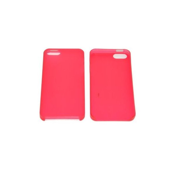 CUSTODIA per APPLE IPHONE SE, IPHONE 5S, IPHONE 5 - BACK RIGIDA SLIM COLORE ROSSO