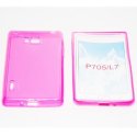 CUSTODIA GEL TPU SILICONE per LG P700 Optimus L7, P705 COLORE ROSA