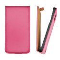 CUSTODIA VERTICALE SLIM FLIP PELLE per APPLE IPHONE 5, 5S COLORE ROSA