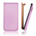 CUSTODIA VERTICALE SLIM FLIP PELLE per APPLE IPHONE 5, 5S COLORE VIOLA